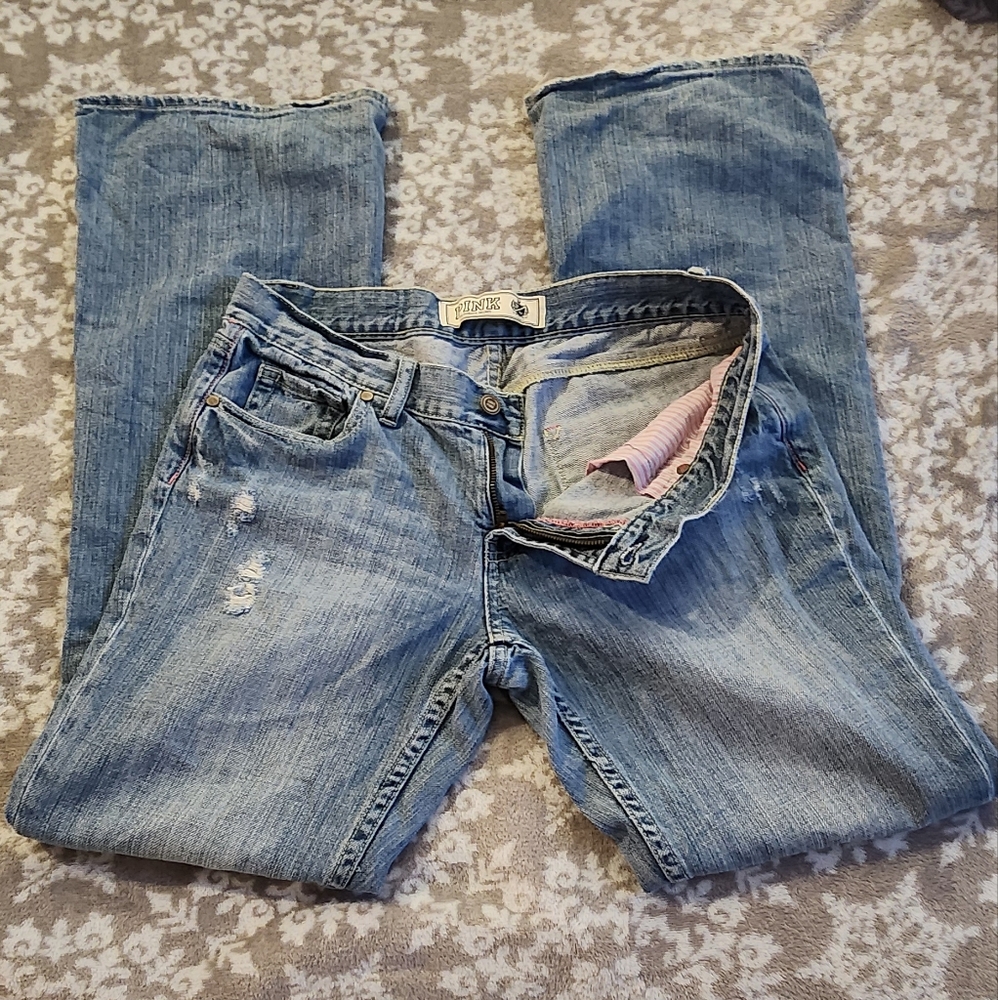 💌SOLD💌 Y2K VS Pink Lowrise Bootcut Jeans